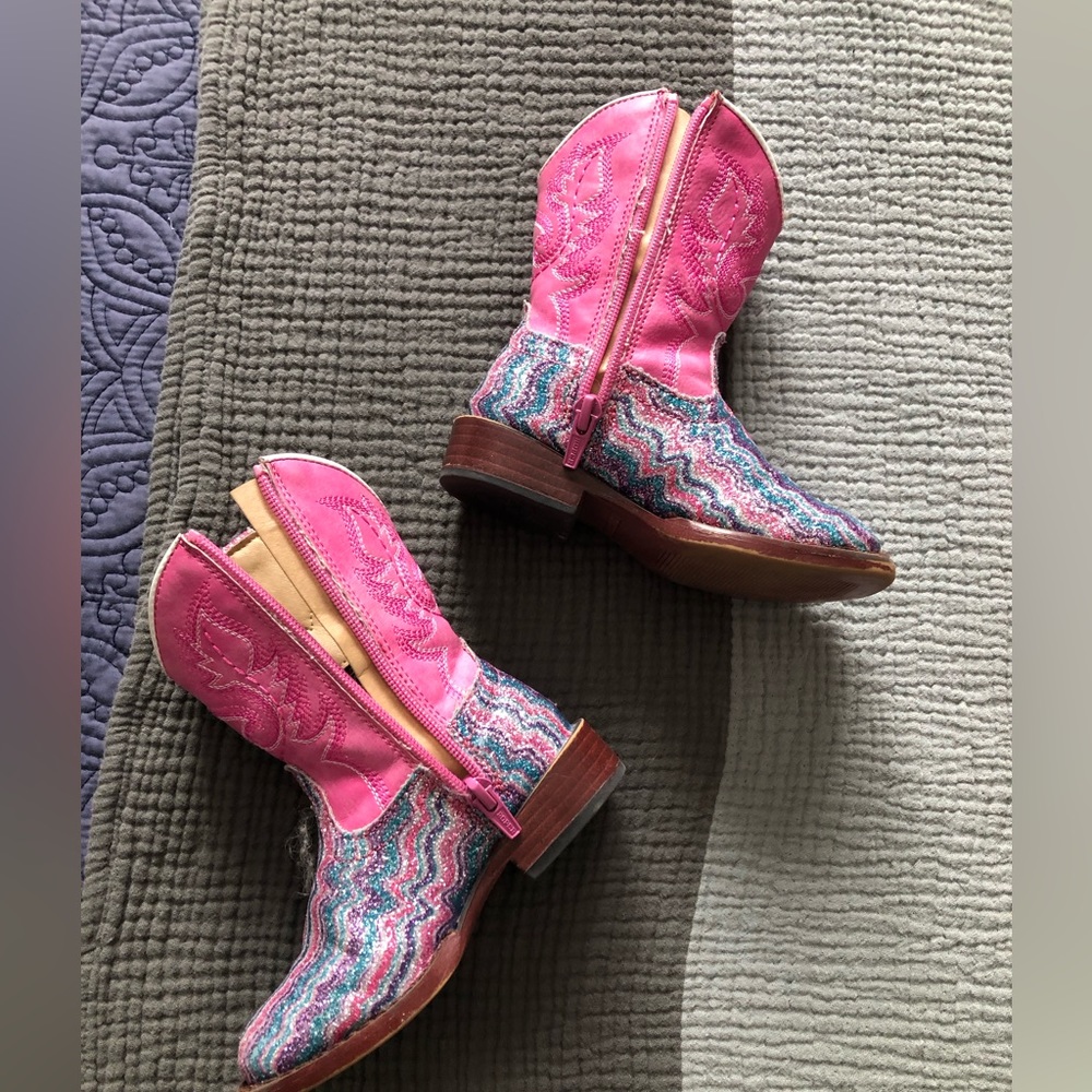 Roper cowgirl/cowboy boots - pink!
